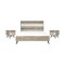 Armen Living Bridges 3 Piece King Bedroom Set in Two-Tone Acacia Wood SETBRBDKG3A - alternate 1